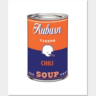 Auburn Tigers Soup Can Posters and Art